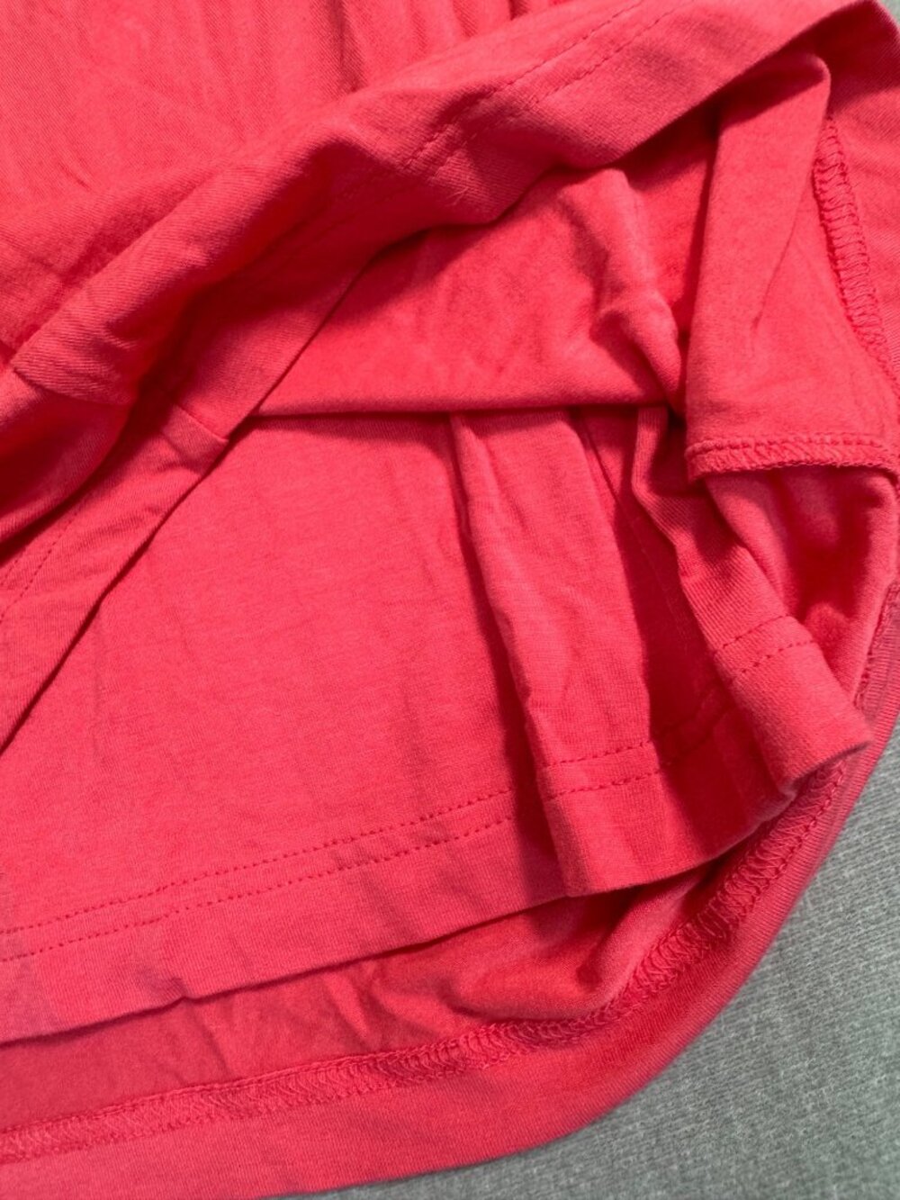 Calvin Klein Coral Sleeveless Twist Front Sheath Dress 10 Rayon Blend Stretchy - Picture 10 of 14